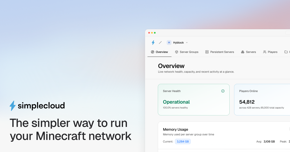 SimpleCloud: Manage your Minecraft network